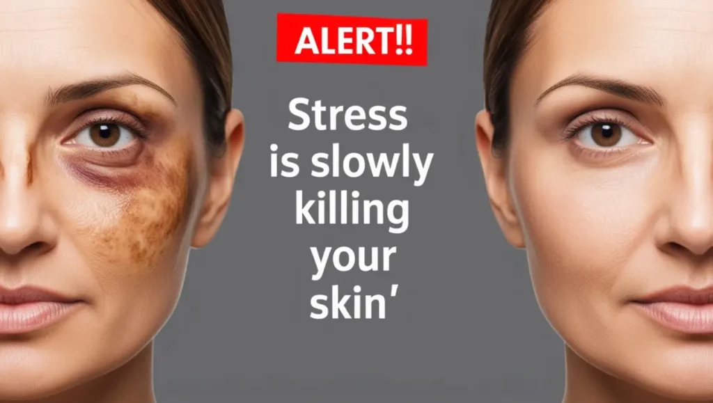 stress skin rash